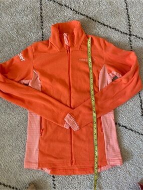 Norrøna Women's Orange Zip Fleece Jacket